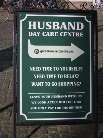 cute sign in Copenhagen